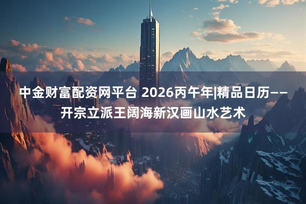 中金财富配资网平台 2026丙午年|精品日历——开宗立派王阔海新汉画山水艺术
